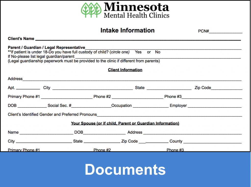 Online New Client Intake Forms